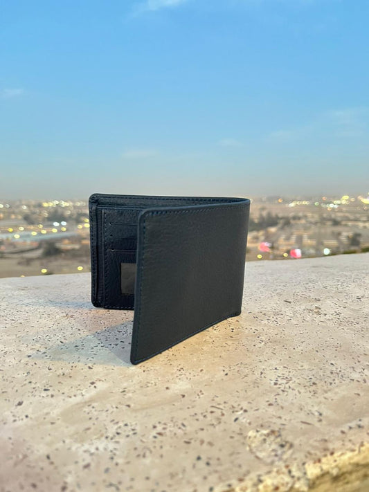 BINOBAGS Classic Men’s Genuine Leather detectable card Wallet