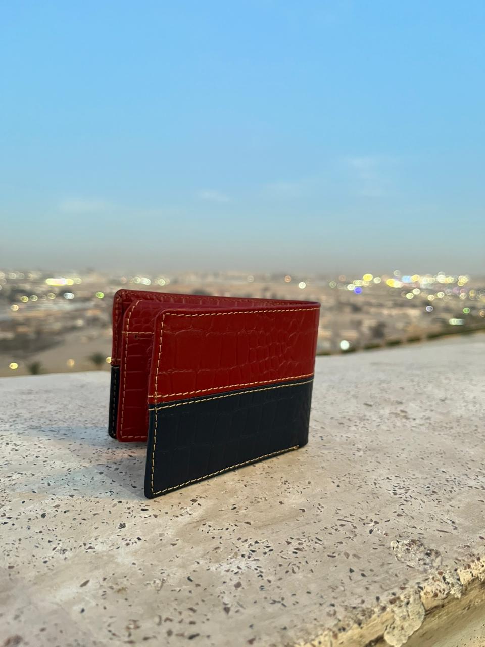 BINOBAGS Classic Men’s Genuine Leather flip Wallet